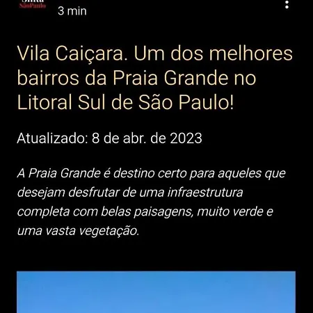 Ap Vila Caicara Praia Grande  Exterior photo